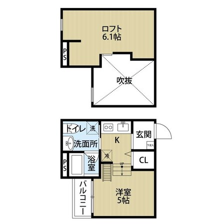 東垂水駅 徒歩7分 1階の物件間取画像